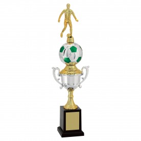 Troféu Futebol com bola 43cm