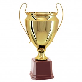 Taça Metal Dourada 57cm