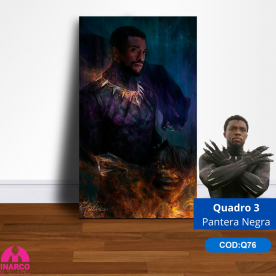 Quadro Pantera Negra 3