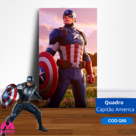 Quadro Capitão America