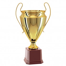 Taça Metal Dourada 48cm