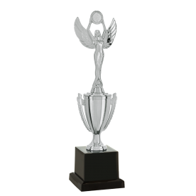 Troféu Vencedor Prateado 28cm