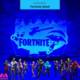 Luminária Fortnite (azul)