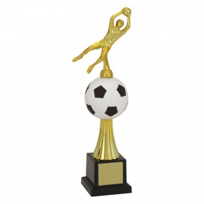 Troféu Goleiro e Bola com 33cm