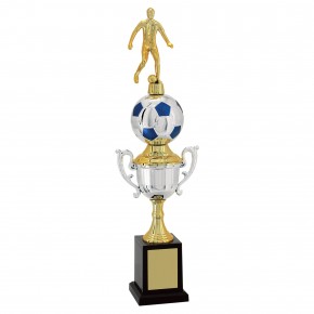 Troféu Futebol com Jogador 43cm