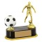 Troféu Jogador e Bola com 23cm
