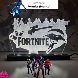 Luminária Fortnite (branco)