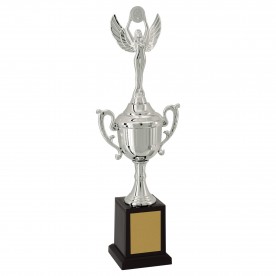 Troféu Vencedor Prateado 37cm