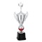 Troféu Prata Vermelho 76cm