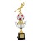 Troféu Goleiro e bola 39cm