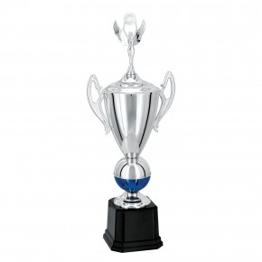 Troféu Prata Azul 76cm