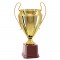 Taça Metal Dourada 48cm