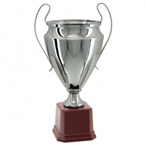 Taça Metal Prata 48cm