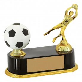 Troféu Goleiro e Bola com 19cm
