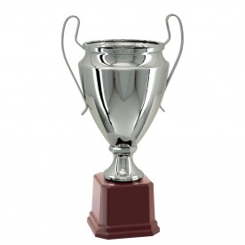Taça Metal Prata 42cm