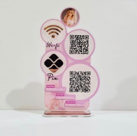 Display com Qr Code