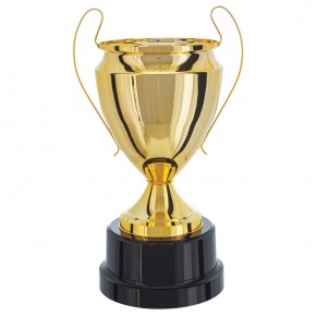 Taça Metal Dourada 58cm