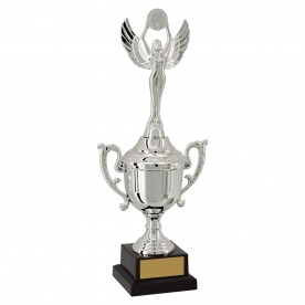 Troféu Vencedor Prateado 30cm