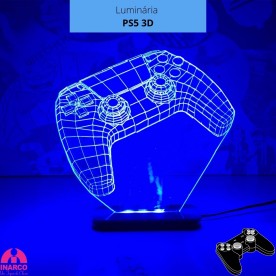 Luminária PS5 3D
