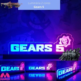 Luminária Gears 5 2 cores
