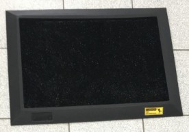 Tapete higienizante Preto Luxo