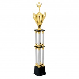Troféu Campeão Dourado e Prata 144cm