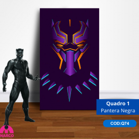 Quadro Pantera Negra 1